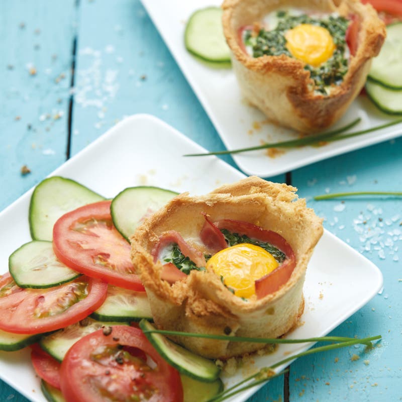Muffins au jambon