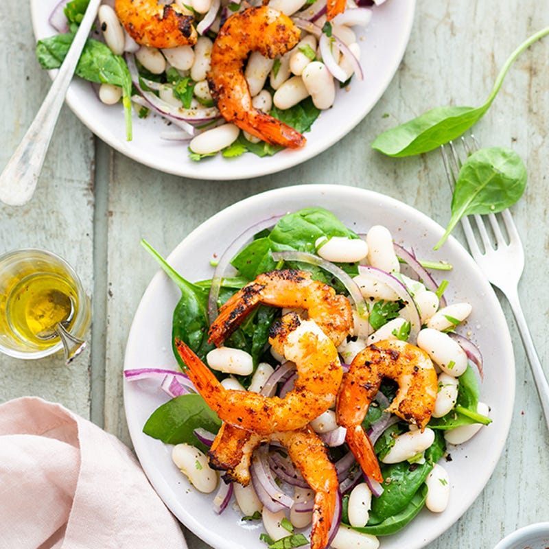 Salade aux crevettes