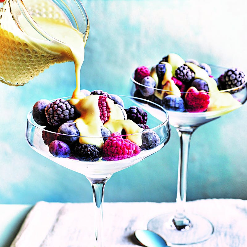 Photo of Iced berries with hot white chocolate sauce by WW