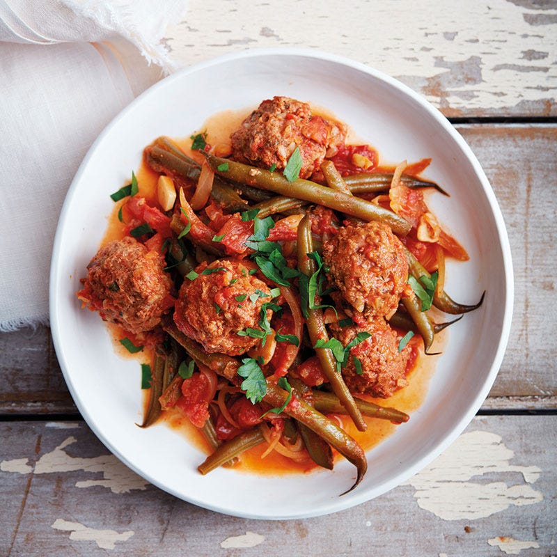 Geschmorte Frikadellen nach griechischer Art