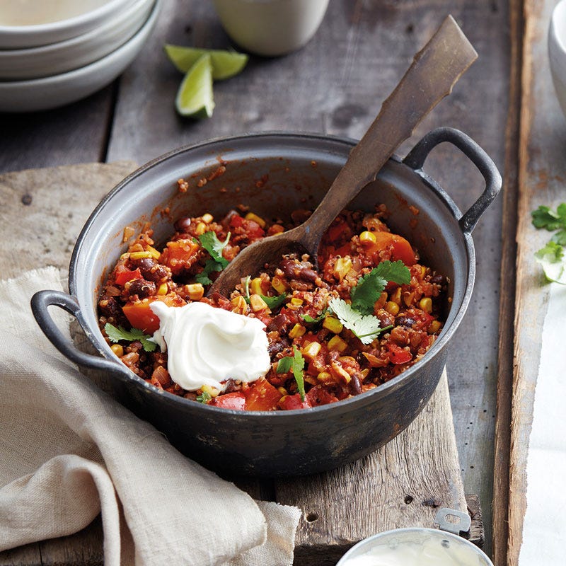Scharfes Quinoa-Chili