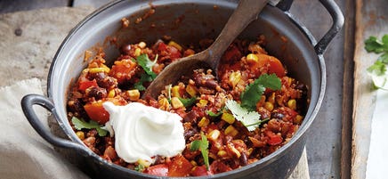 Scharfes Quinoa-Chili