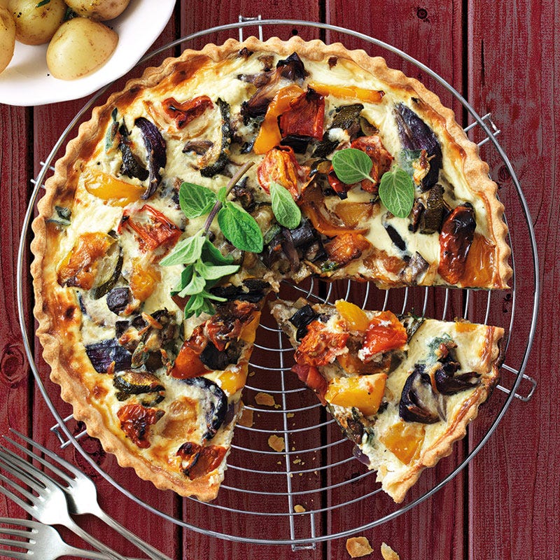 Mediterrane Gemüsequiche