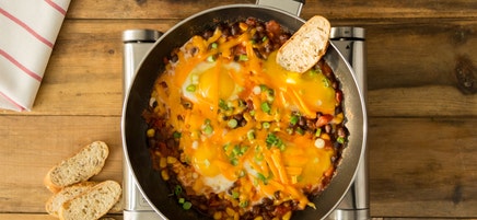 Œufs à la poêle à la mexicaine