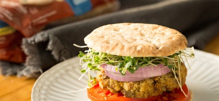 Quinoa and lentil burgers