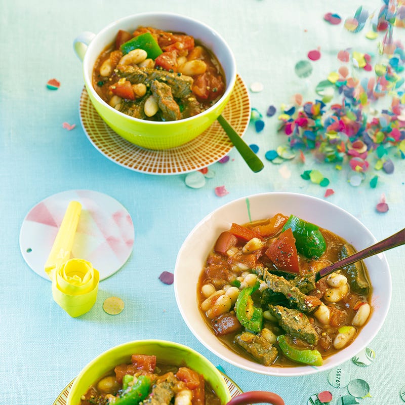 Foto van Pittig rundvleespannetje door WW