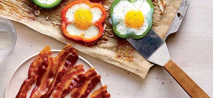 No-Hassle Eggs and Bacon
