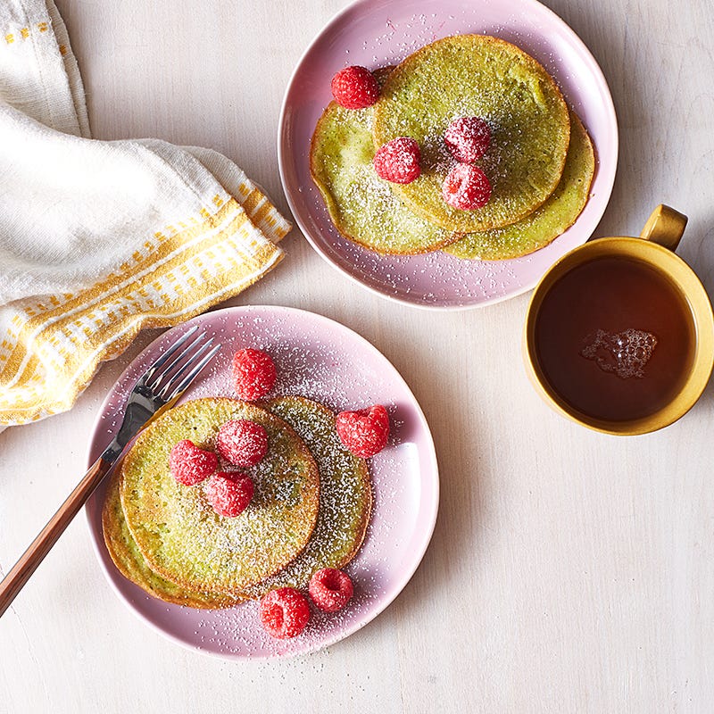 Photo of No-mess zucchini bread pancakes by WW