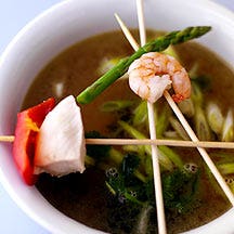 Fondue mit Bouillon