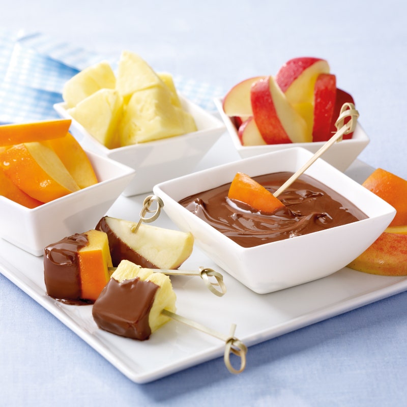Weihnachtliches Schokoladenfondue