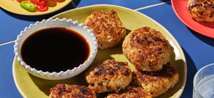 Chinese chicken rissoles