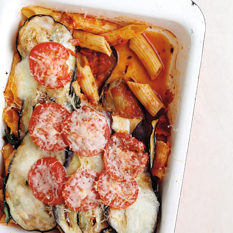Photo de/du Gratin de pâtes à l'aubergine et à la tomate par WW