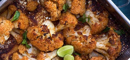 Taco Party Roasted Cauliflower