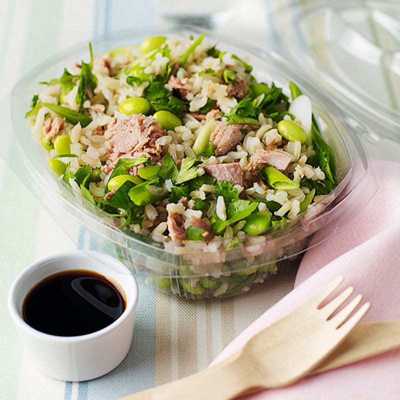 Photo de/du Salade de riz au thon et édamamé par WW