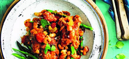 Sicilian chicken casserole