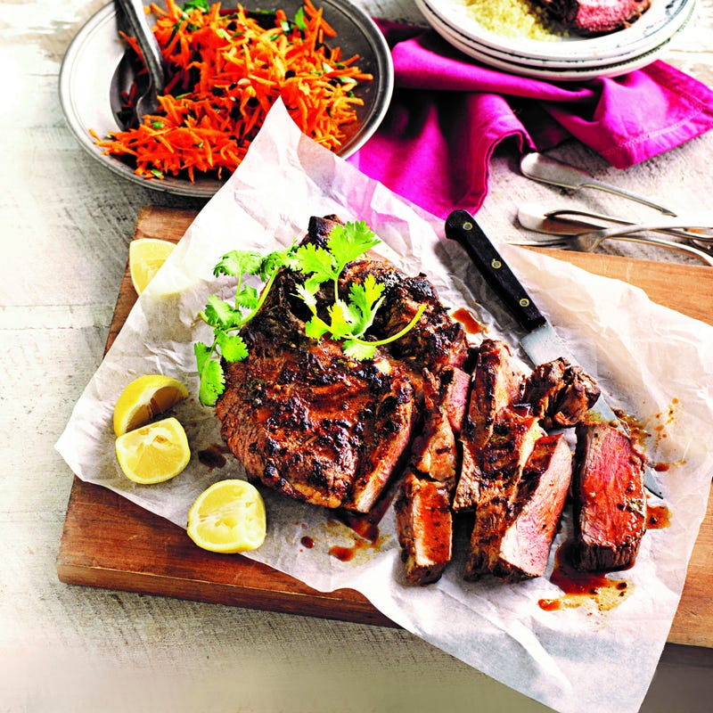 Photo of Barbecued butterflied lamb with carrot salad by WW