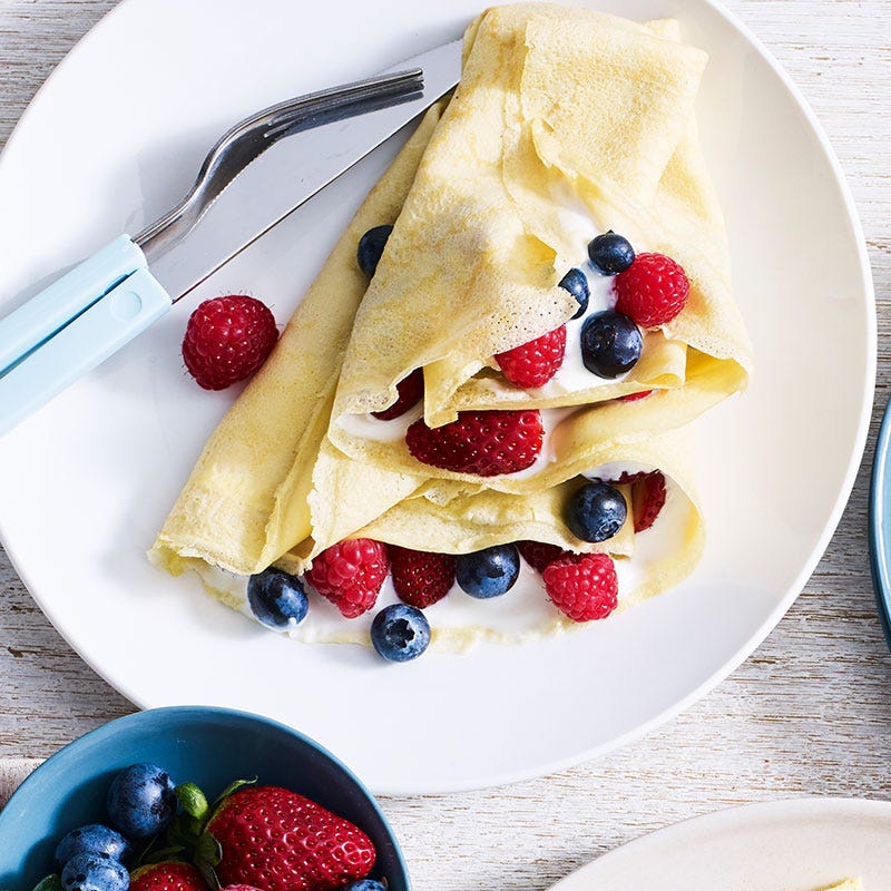 Berry crepes