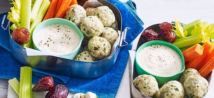Anna Van Dyken's chicken meatball snack box