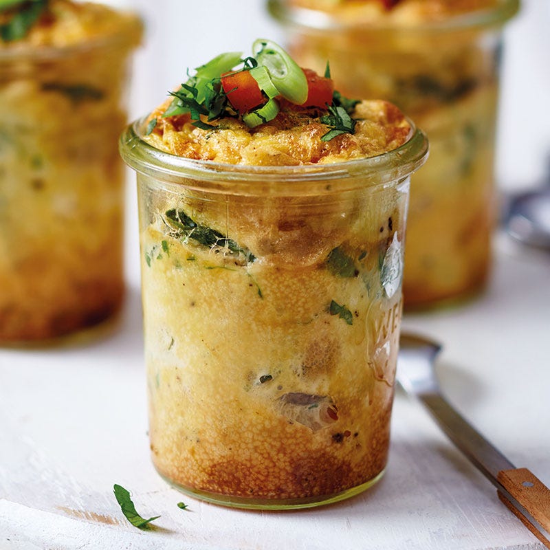 Mini-Frittata im Glas