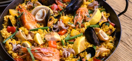 Meeresfrüchte-Paella