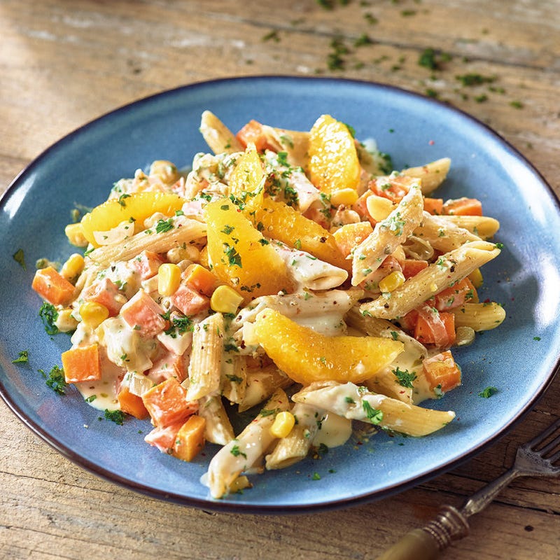 Fruchtige Gemüse-Nudel-Pfanne