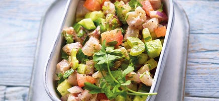 Wolfsbarsch-Ceviche