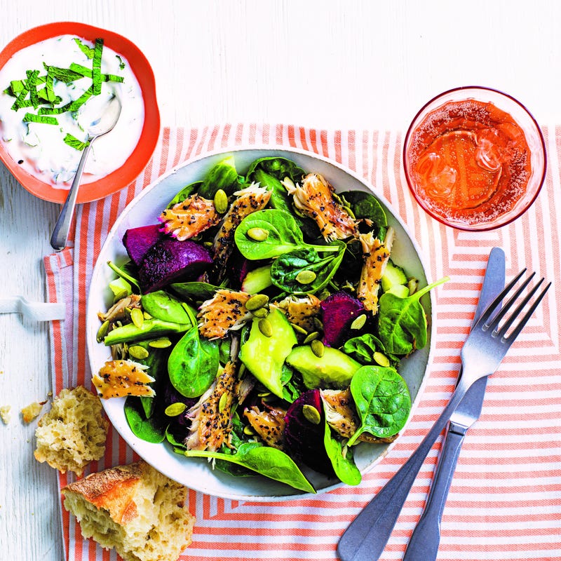 Photo of No-cook mackerel & beetroot salad by WW