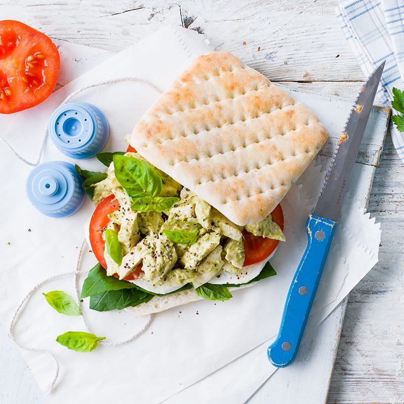 Photo of Pesto chicken salad sandwich by WW