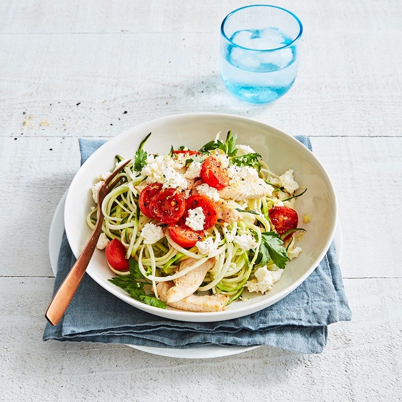 Chicken, zucchini and ricotta pasta