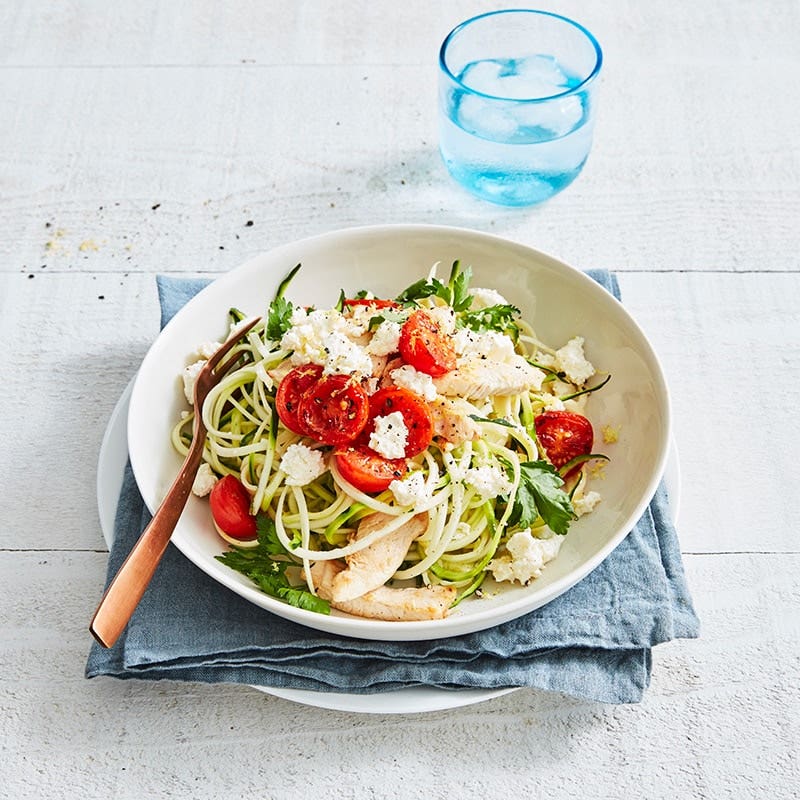 Chicken, zucchini and ricotta pasta