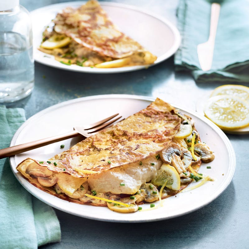 Poisson en robe de crêpe