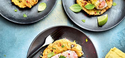 Paupiette de merlan et mash à l’aubergine