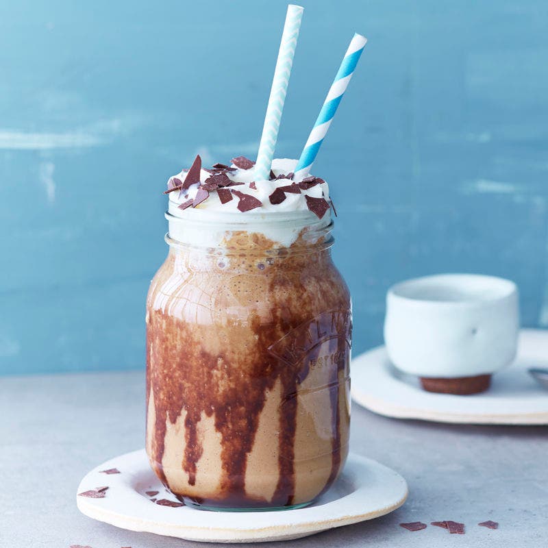 Kaffee-Bananen-Milchshake
