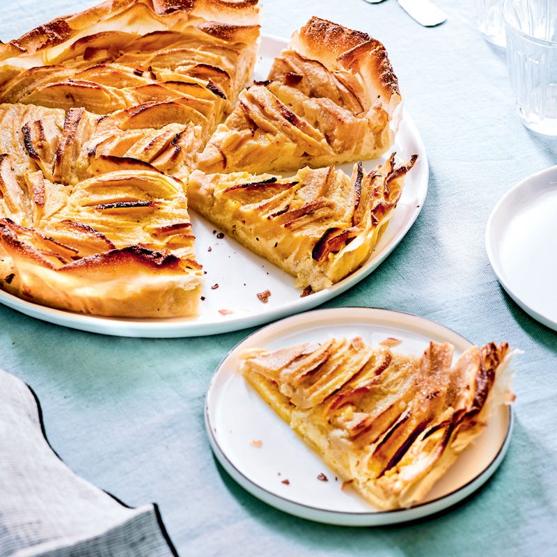 Photo de/du Tarte normande aux pommes par WW