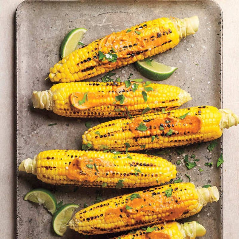 Photo of Grilled corn with smoked paprika-lime butter by WW