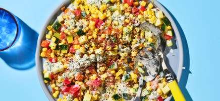 Salade d’été de légumes et d’épeautre