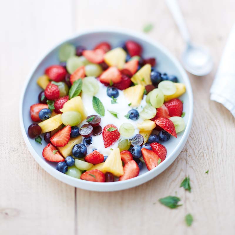 Foto av Fräsch fruktsallad med yoghurt från WW ViktVäktarna