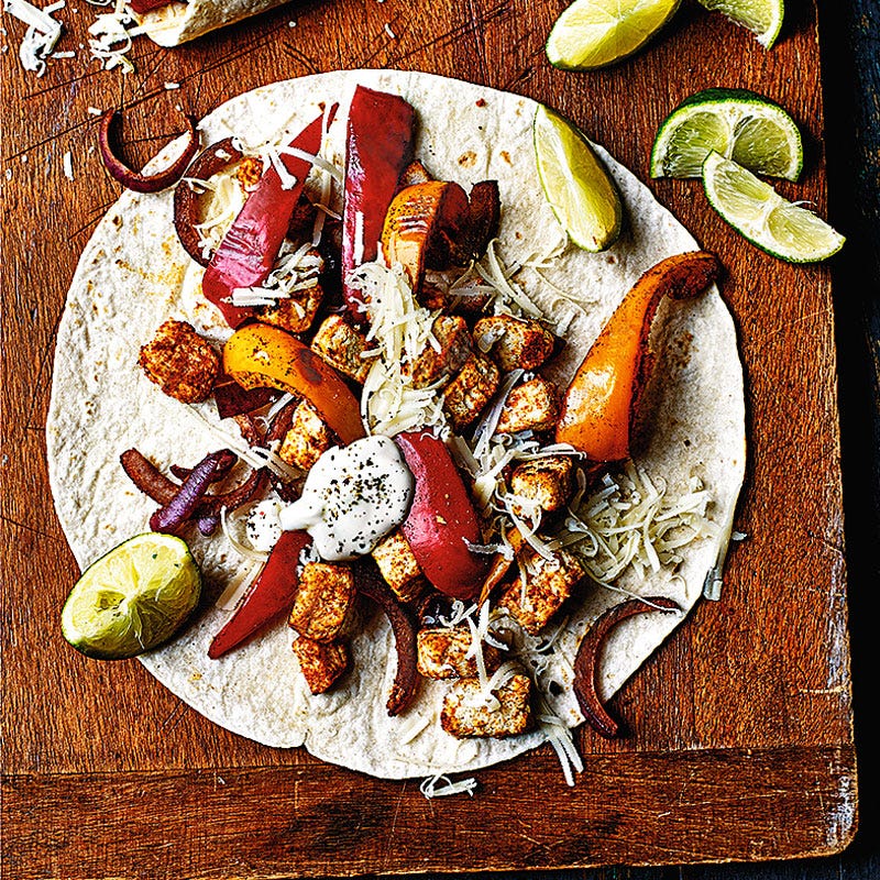 Vegetarische Fajitas