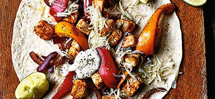 Vegetarische Fajitas