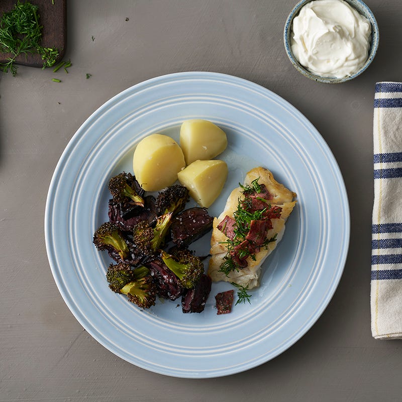 ViktVäktarna - Torsk med bacon- och örttopping