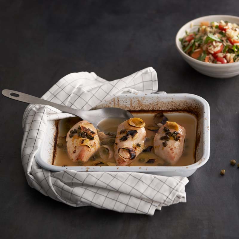 ViktVäktarna - Kyckling i form med citron och kapris