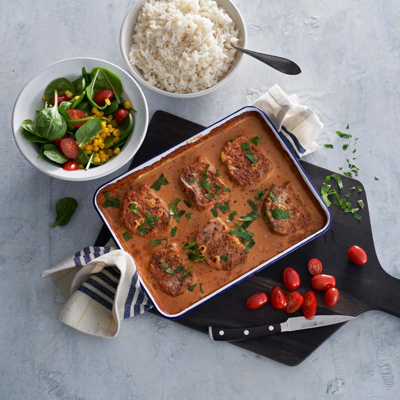 ViktVäktarna - Ugnskotlett i sås med sting