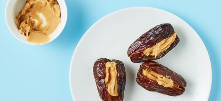 Peanut butter dates