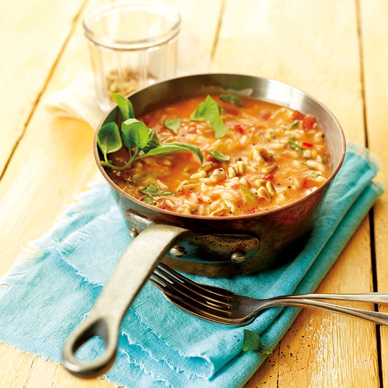 Foto van Risotto met tomaat en mozzarella door WW