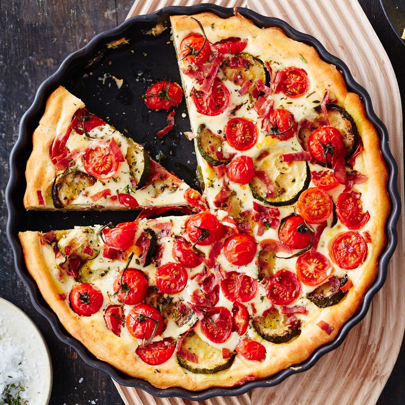 Tomaten-Zucchini-Tarte