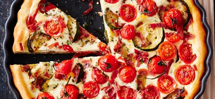 Tomaten-Zucchini-Tarte