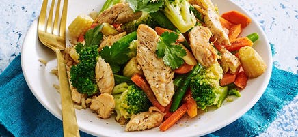 Stir-fried chicken
