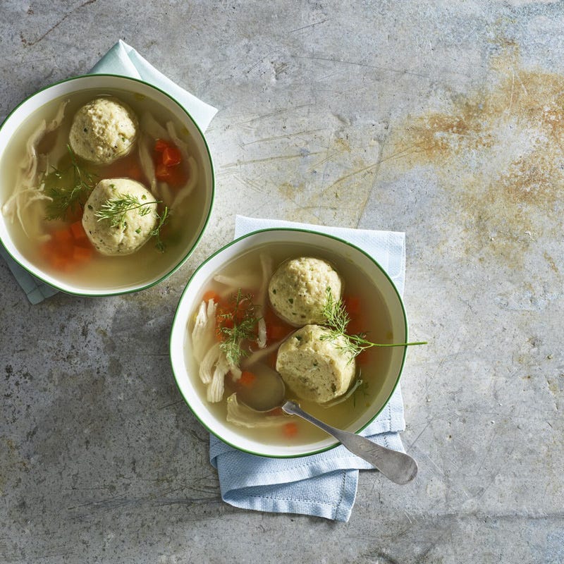 Matzo ball soup
