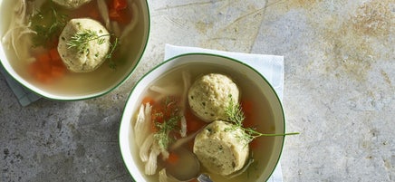 Matzo ball soup