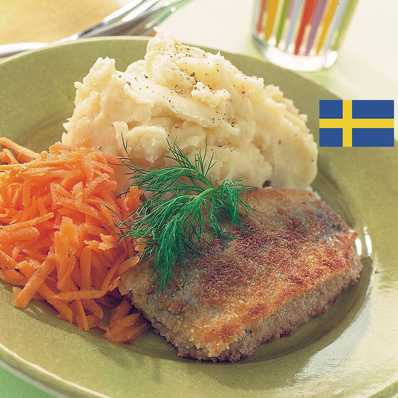 Hareng et purée de pommes de terre